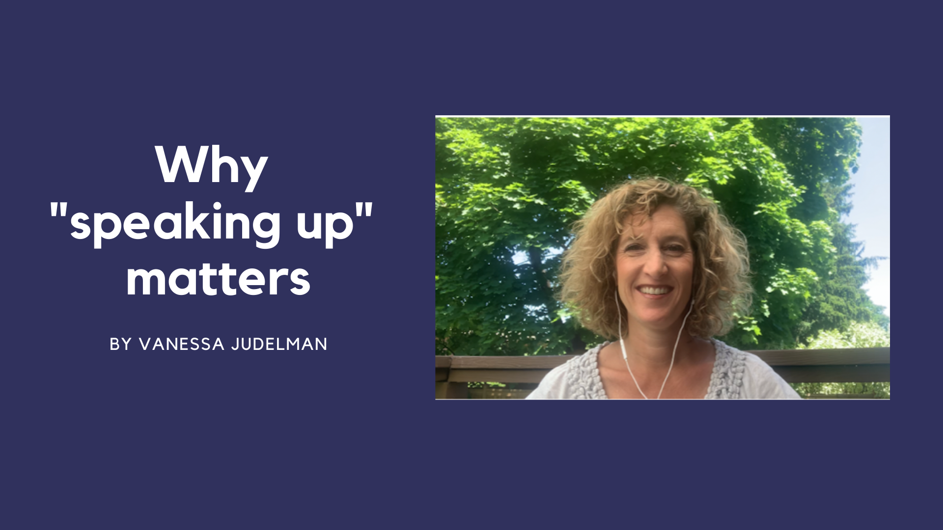 Why Speaking Up Matters